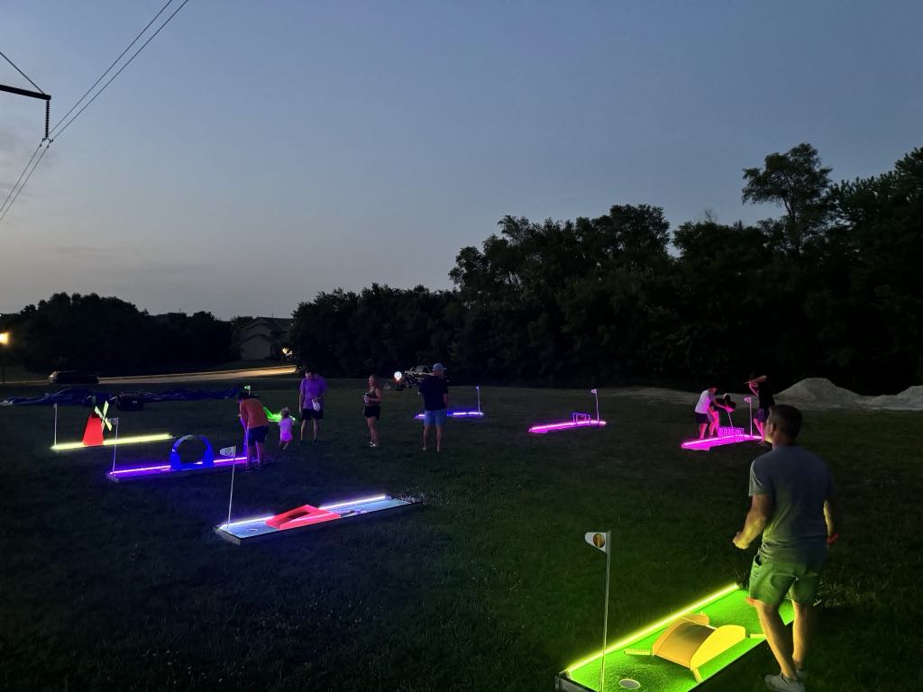 6 Holes LED Mini Golf